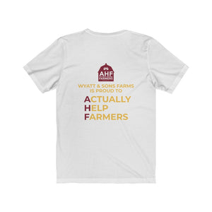 Wyatt and Sons Farm AHF Short Sleeve Tee